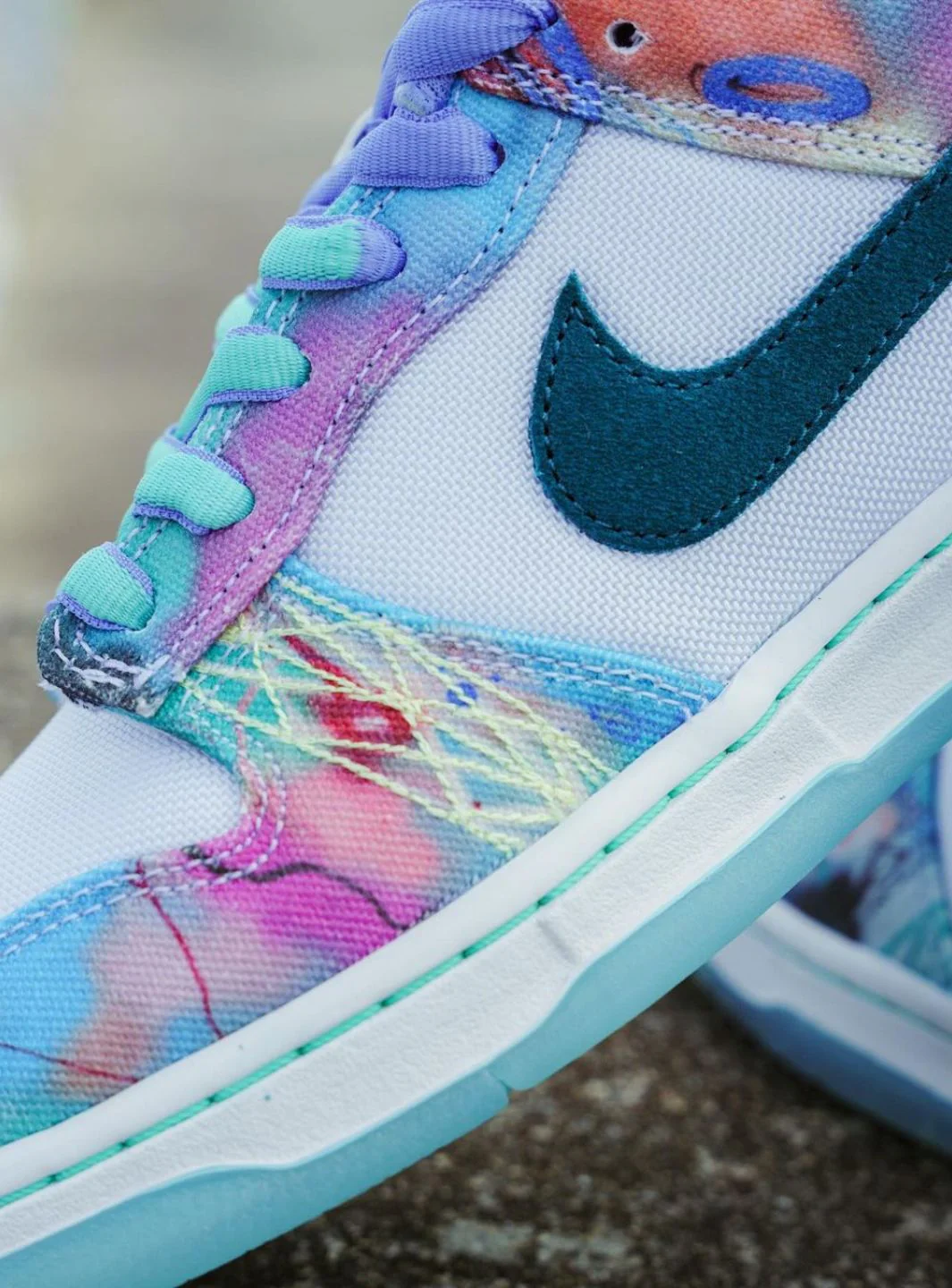 Nike SB Dunk Low Futura Laboratories Bleached Aqua - Image 15