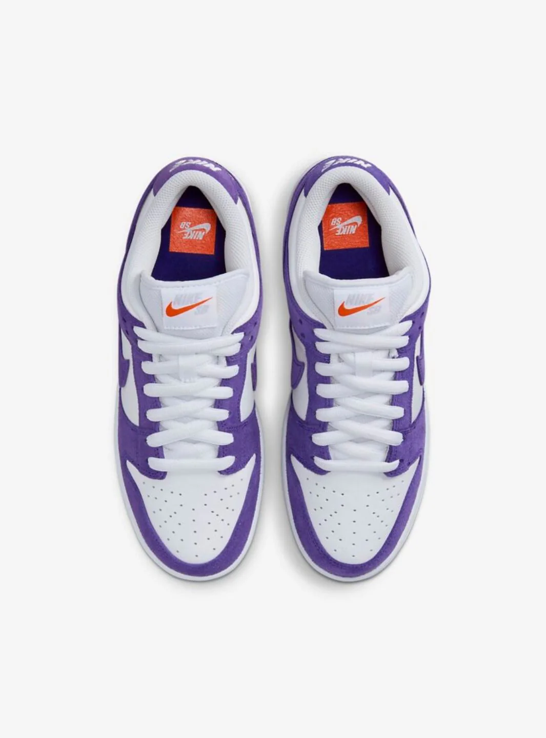 Nike SB Dunk Low Pro ISO Orange Label Court Purple - Image 4