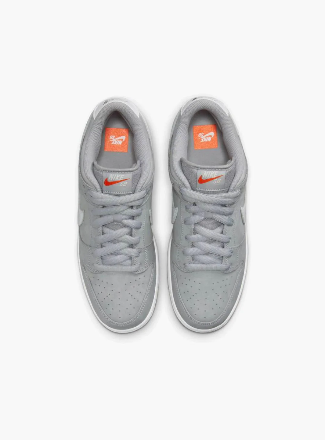Nike SB Dunk Low Pro ISO Orange Label Wolf Grey Gum - Image 4