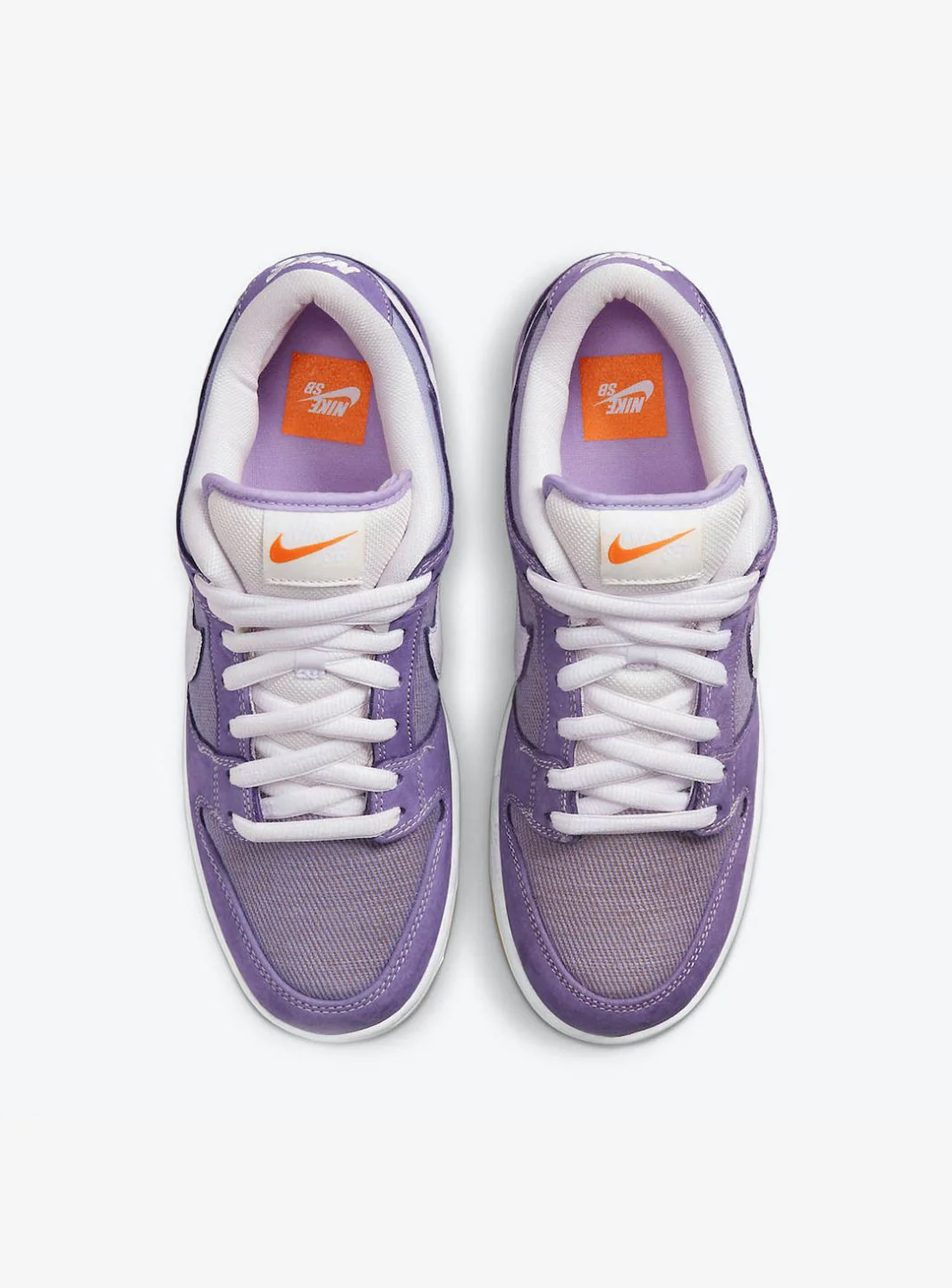Nike SB Dunk Low Pro ISO Orange Label Unbleached Pack Lilac - Image 4