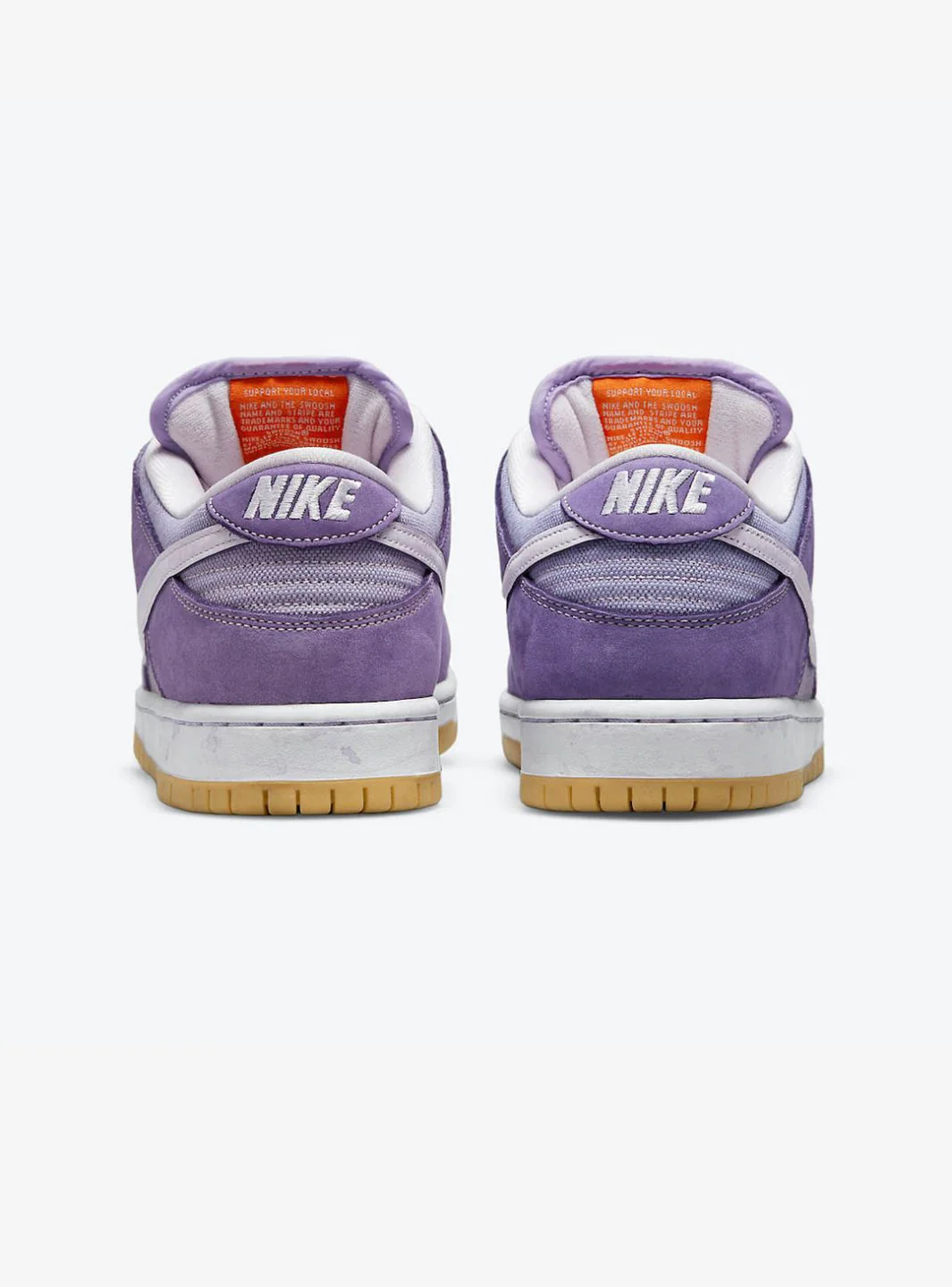 Nike SB Dunk Low Pro ISO Orange Label Unbleached Pack Lilac - Image 6