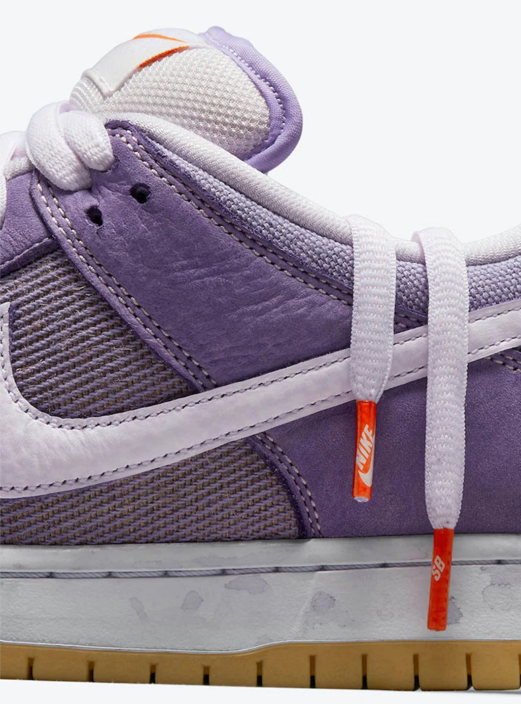 Nike SB Dunk Low Pro ISO Orange Label Unbleached Pack Lilac - Image 7