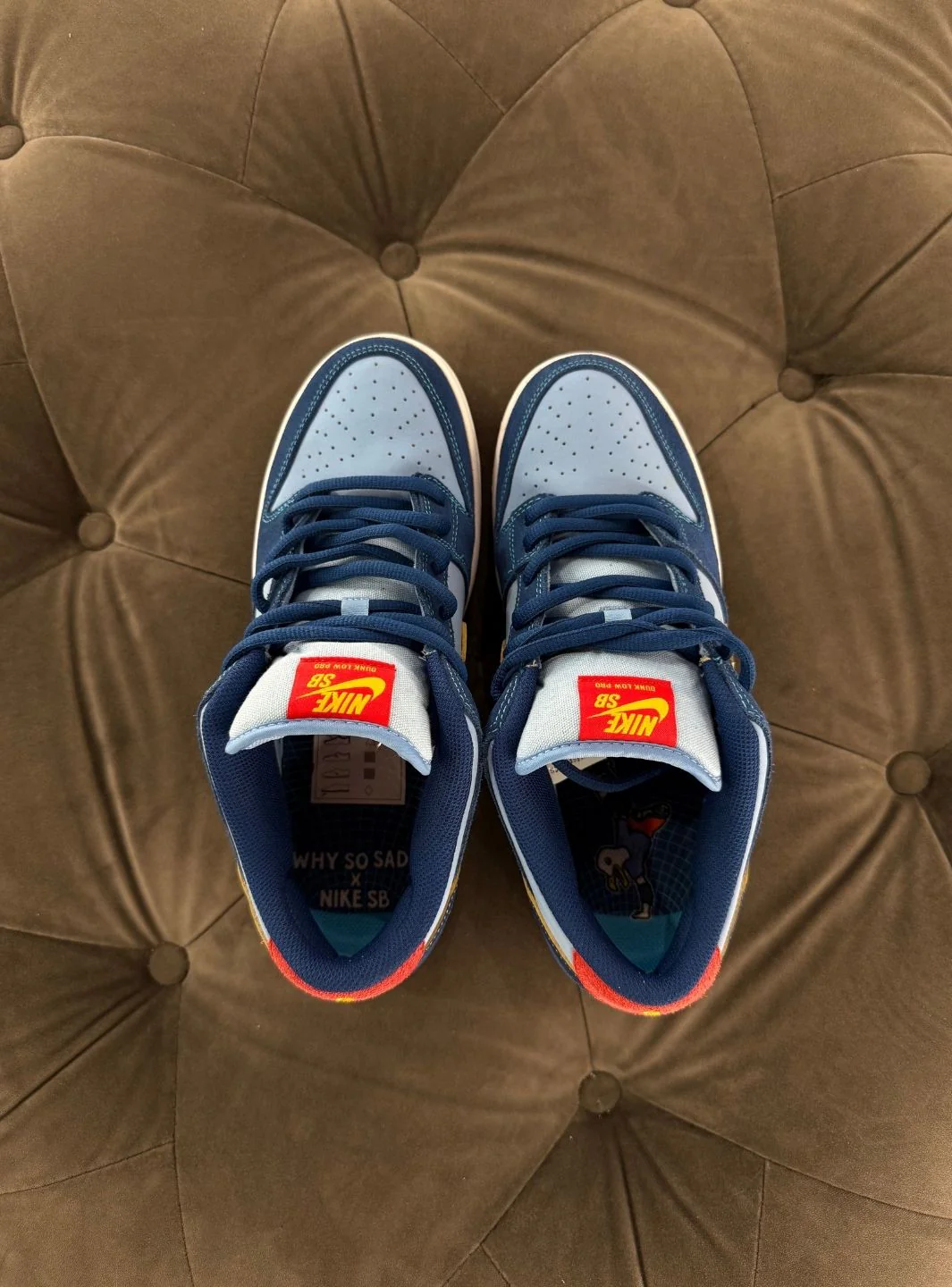 Nike SB Dunk Low Pro Why So Sad? - Usato 9.5/10 - Image 6