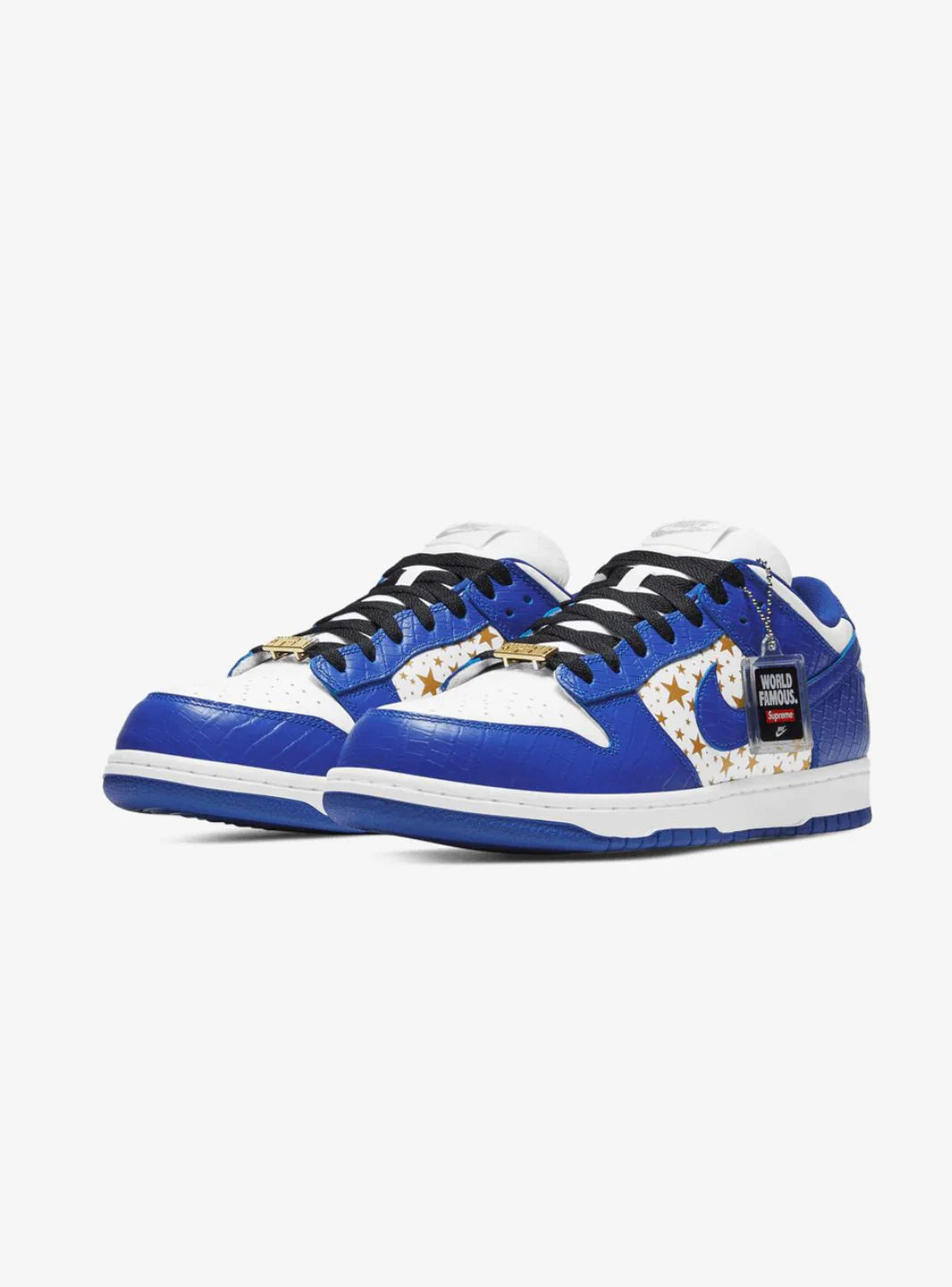 Nike SB Dunk Low Supreme Stars Hyper Royal (2021) - Image 2