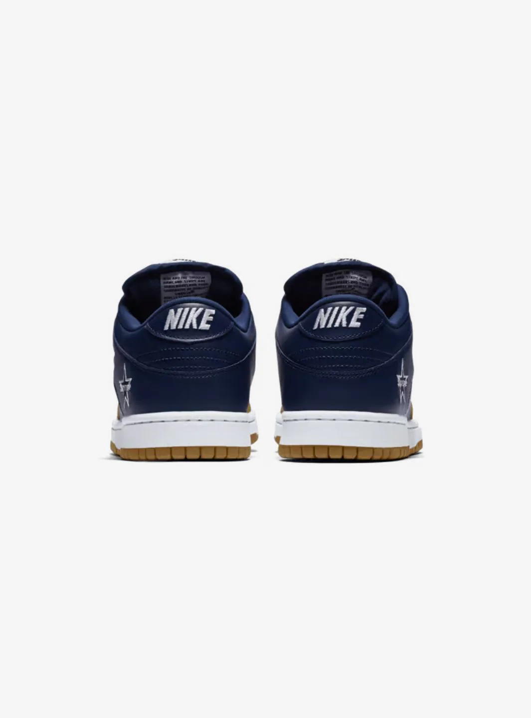 Nike SB Dunk Low Supreme Jewel Swoosh Gold - Image 4