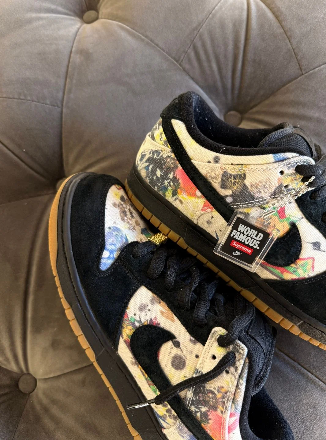 Nike SB Dunk Low Supreme Rammellzee - Usato 9.5/10 - Image 10