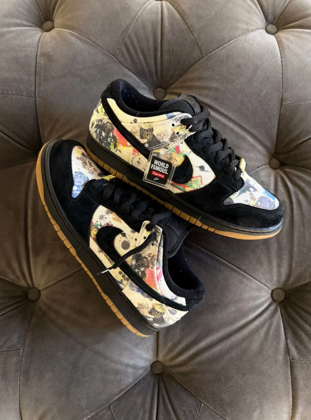 Nike SB Dunk Low Supreme Rammellzee - Usato 9.5/10 - Image 2