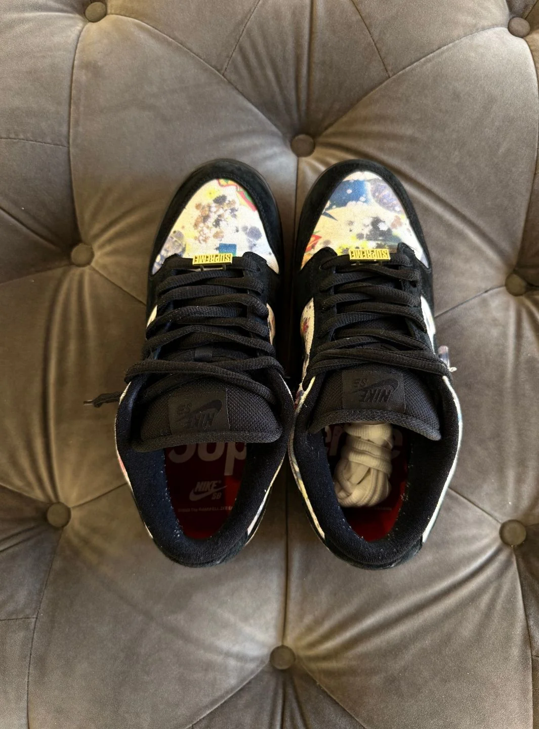 Nike SB Dunk Low Supreme Rammellzee - Usato 9.5/10 - Image 6