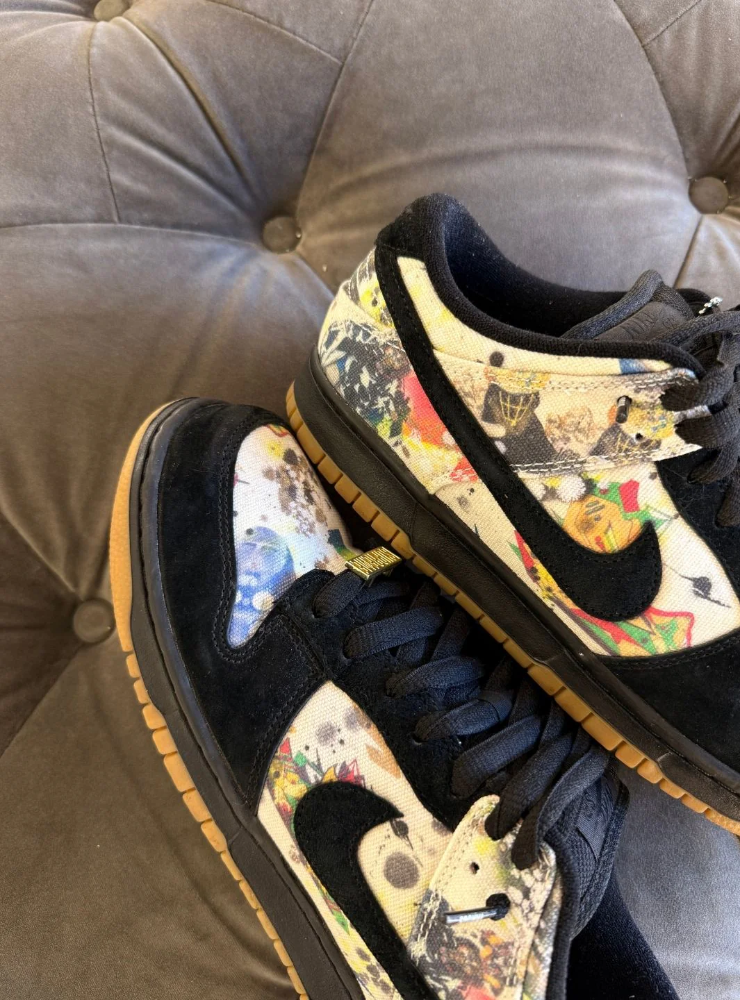 Nike SB Dunk Low Supreme Rammellzee - Usato 9.5/10 - Image 10