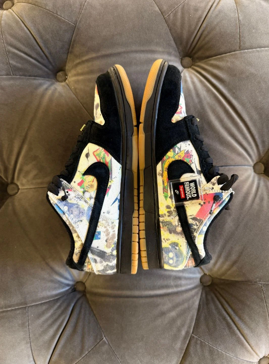 Nike SB Dunk Low Supreme Rammellzee - Usato 9.5/10 - Image 5