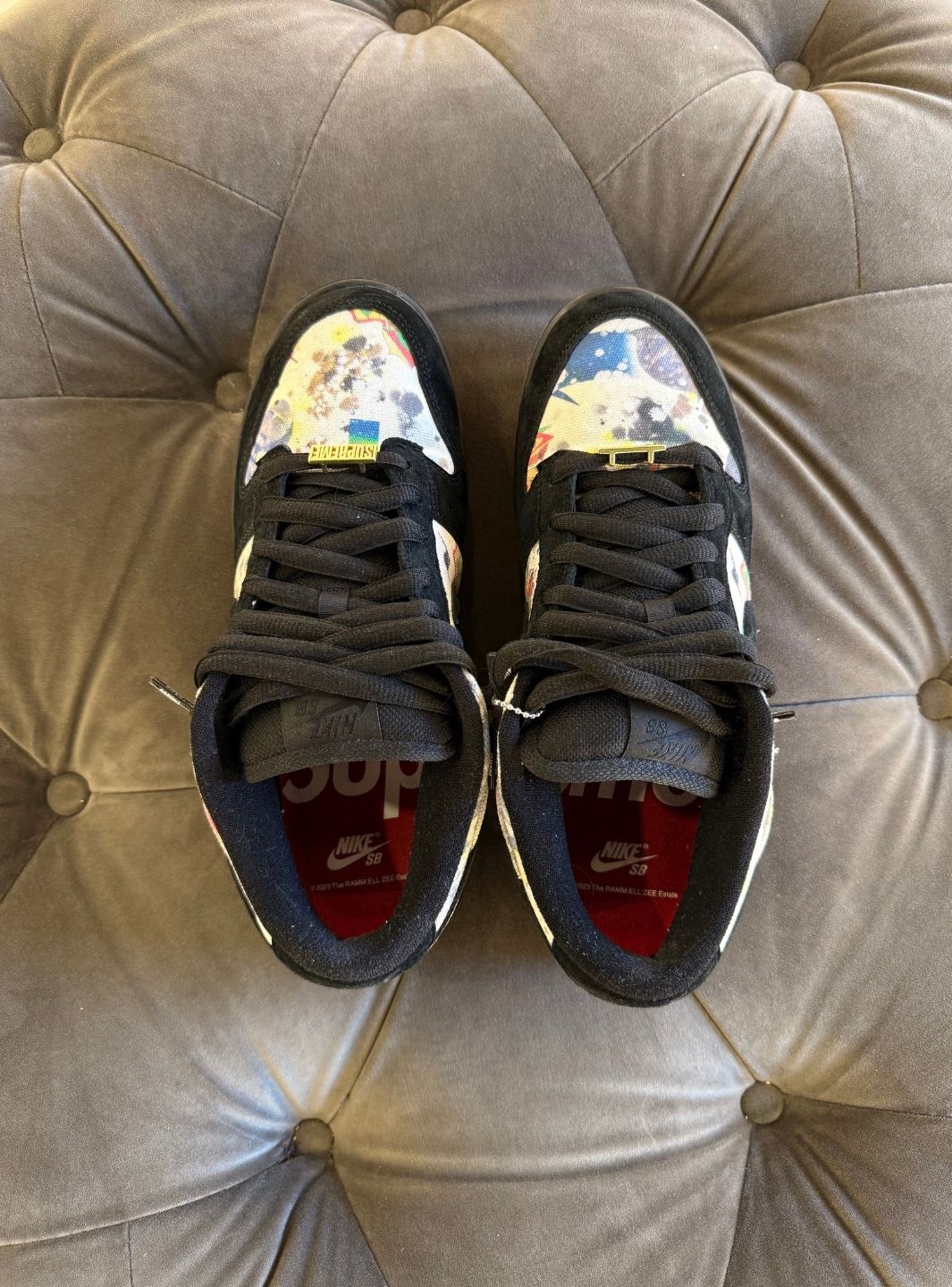 Nike SB Dunk Low Supreme Rammellzee - Usato 9.5/10 - Image 6