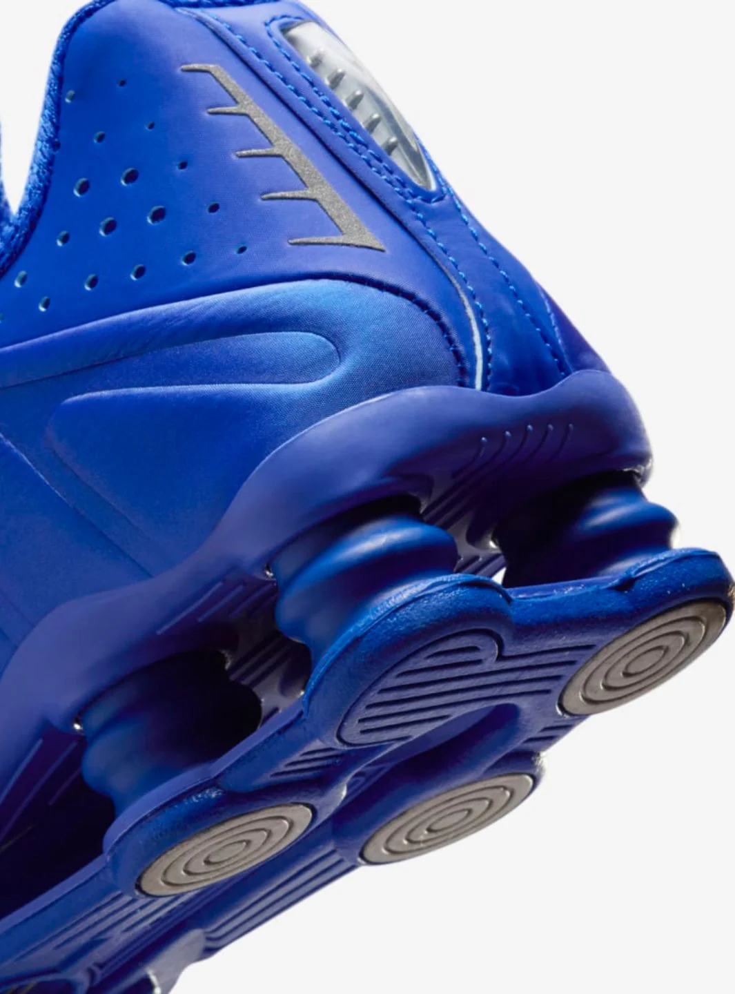 Nike Shox R4 Racer Blue Metallic Silver - Image 5