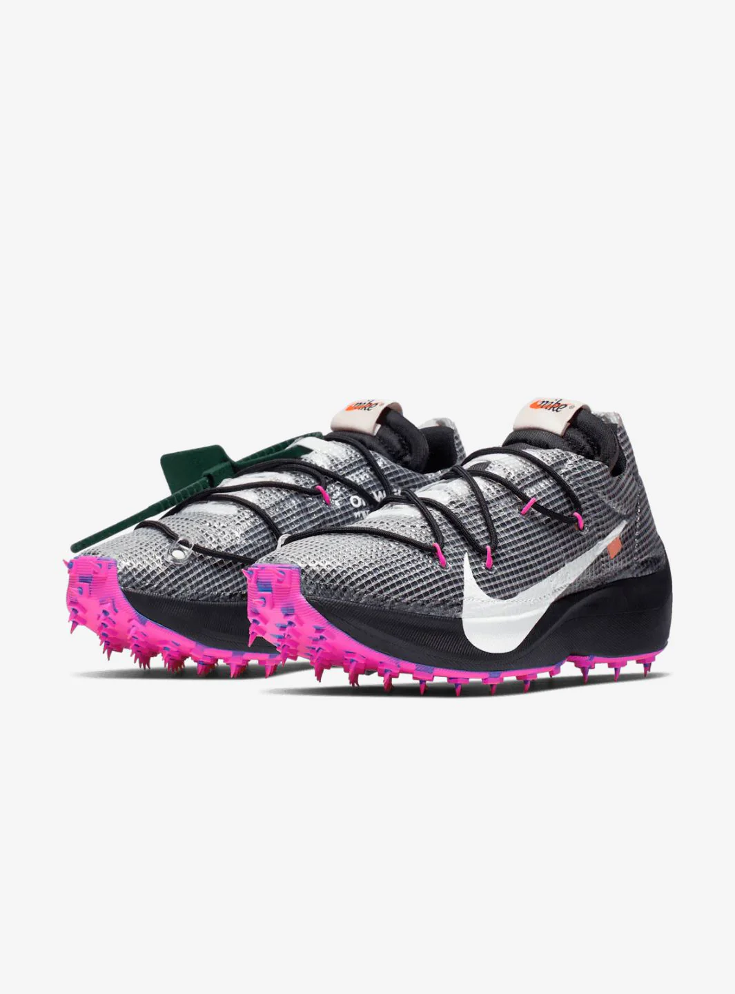 Nike Vapor Street Off-White Black Laser Fuchsia - Image 2