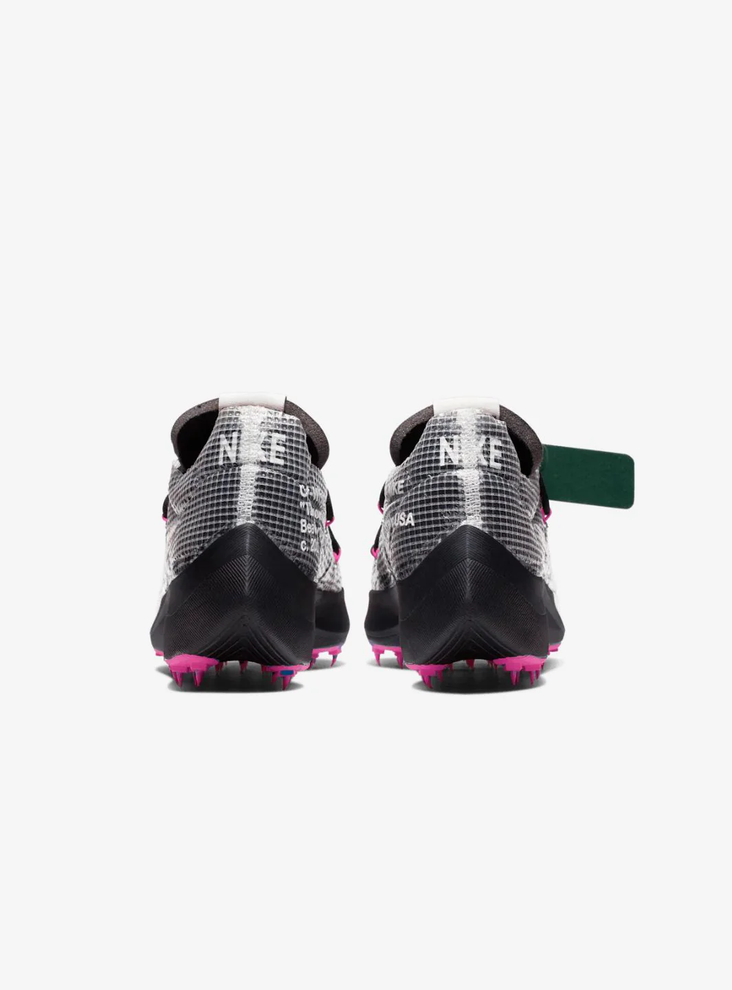 Nike Vapor Street Off-White Black Laser Fuchsia - Image 3