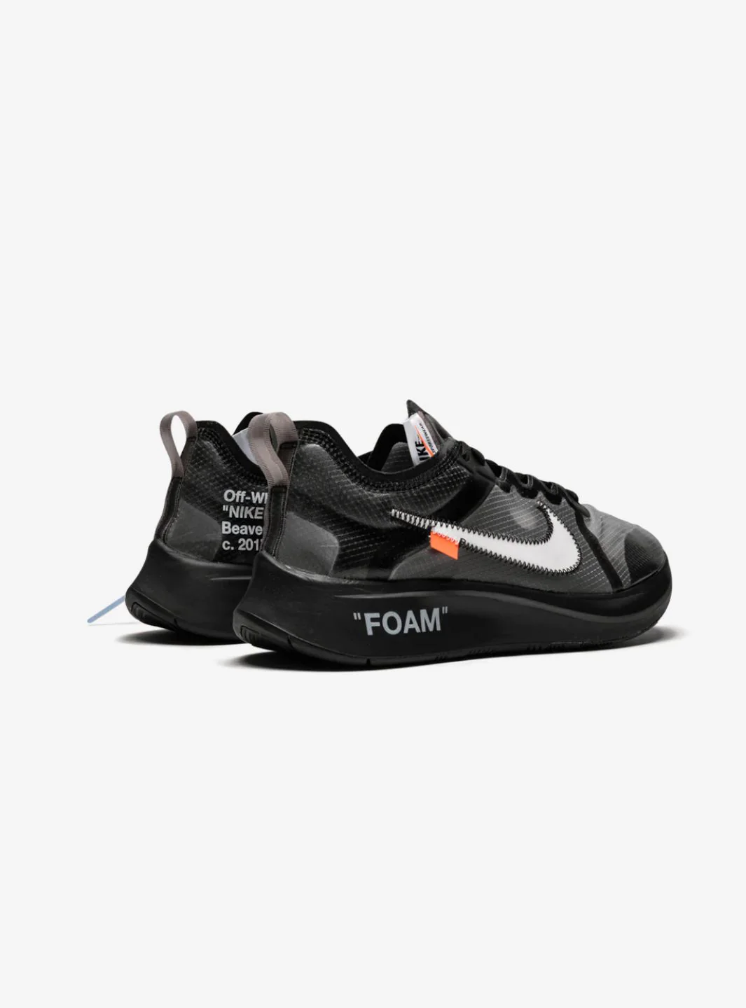 Nike Zoom Fly Off-White Black Silver - Image 3