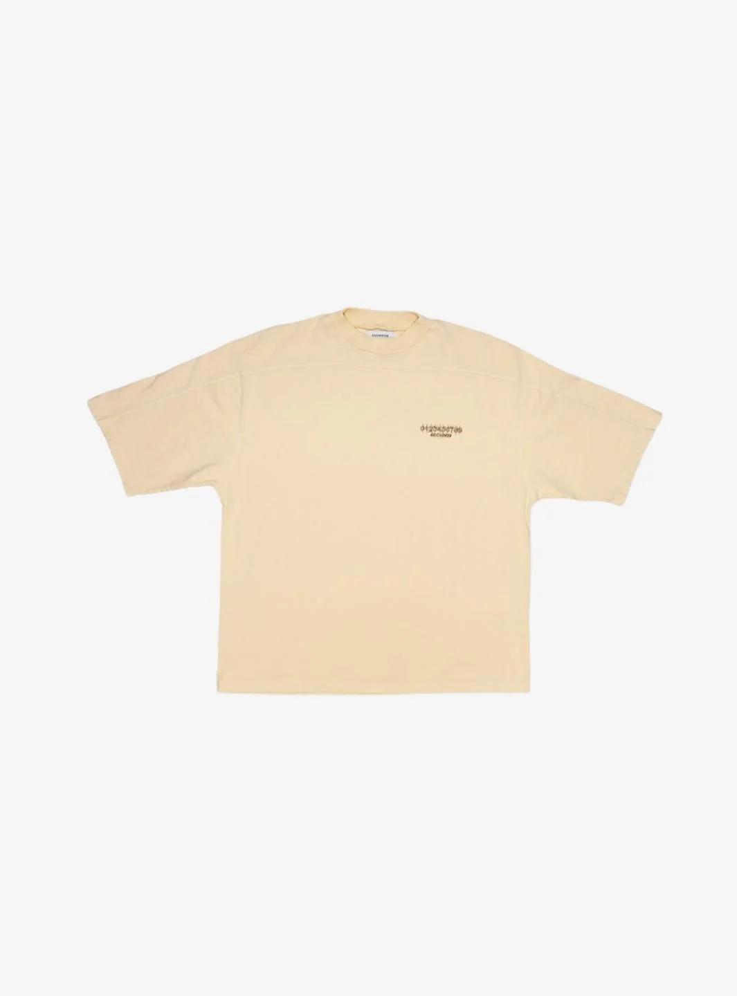 Numeri Archivio Oversize Light T-Shirt Cream
