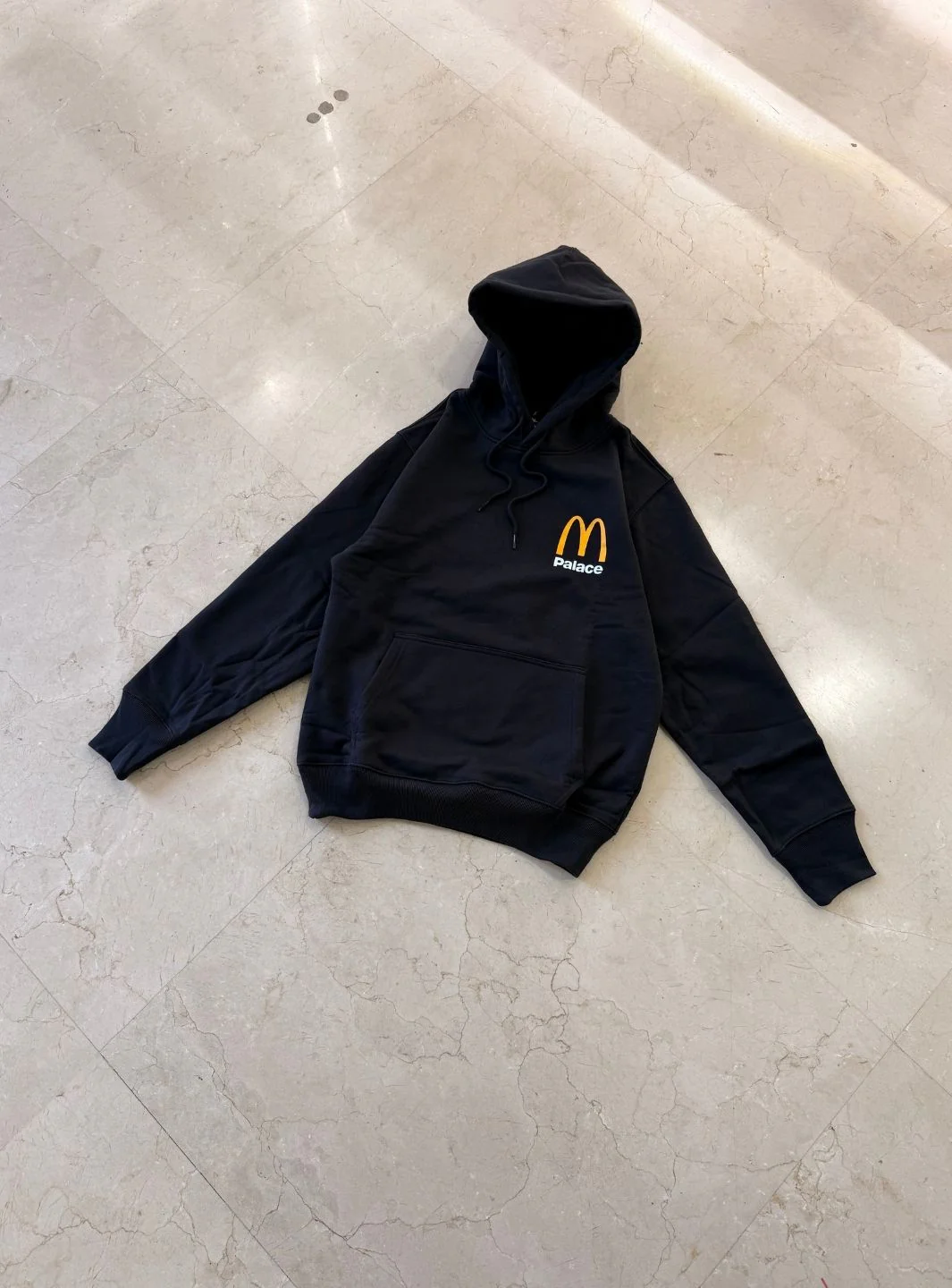 Palace x McDonald's Logo Hood Black - Image 3