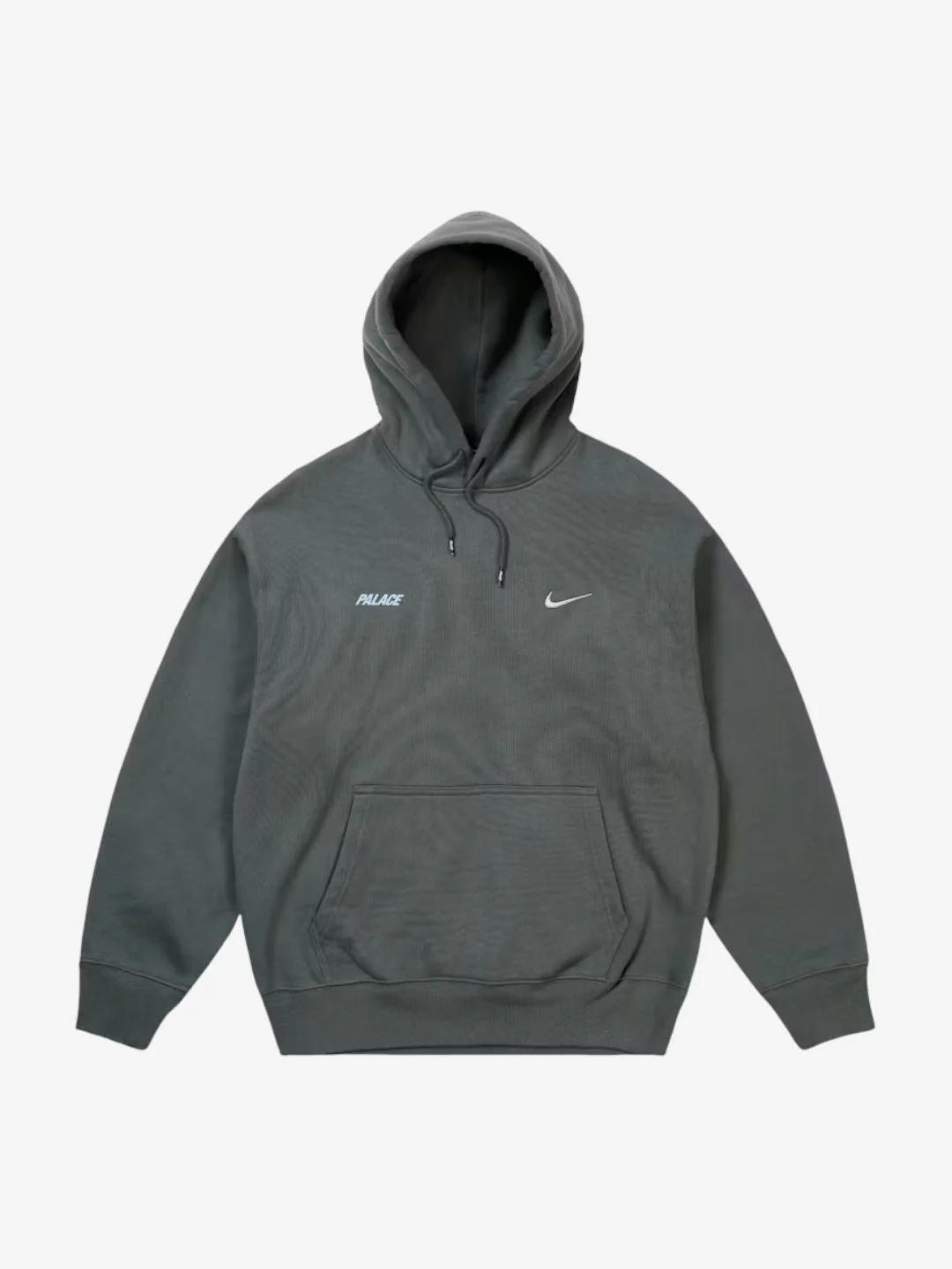 Palace x Nike Font Swoosh Hoodie Charcoal