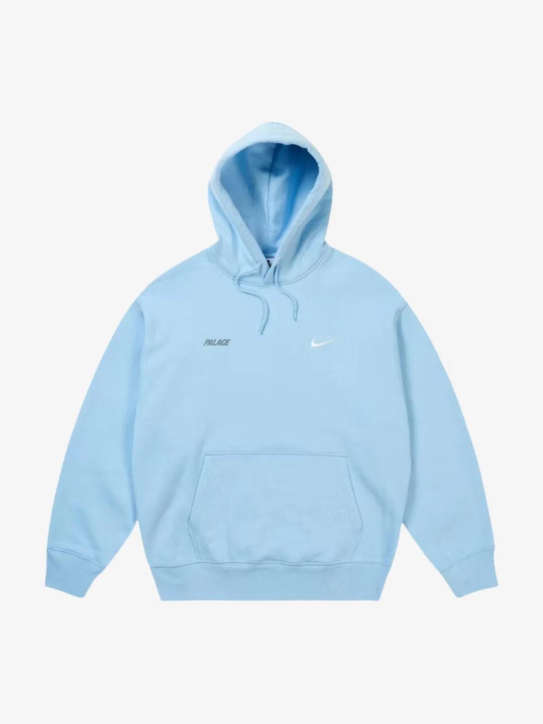 Palace x Nike Font Swoosh Hoodie Sky Blue