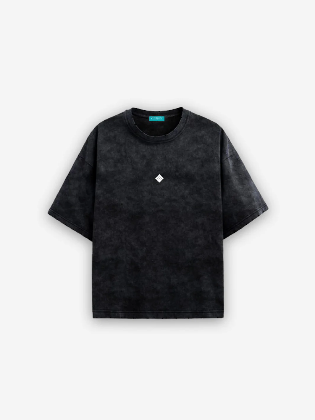 Pantalón Distressed Stone Washed T-Shirt Black