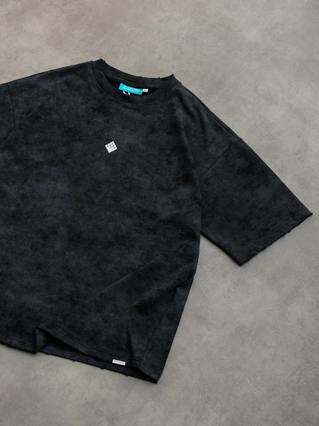 Pantalón Distressed Stone Washed T-Shirt Black - Image 5