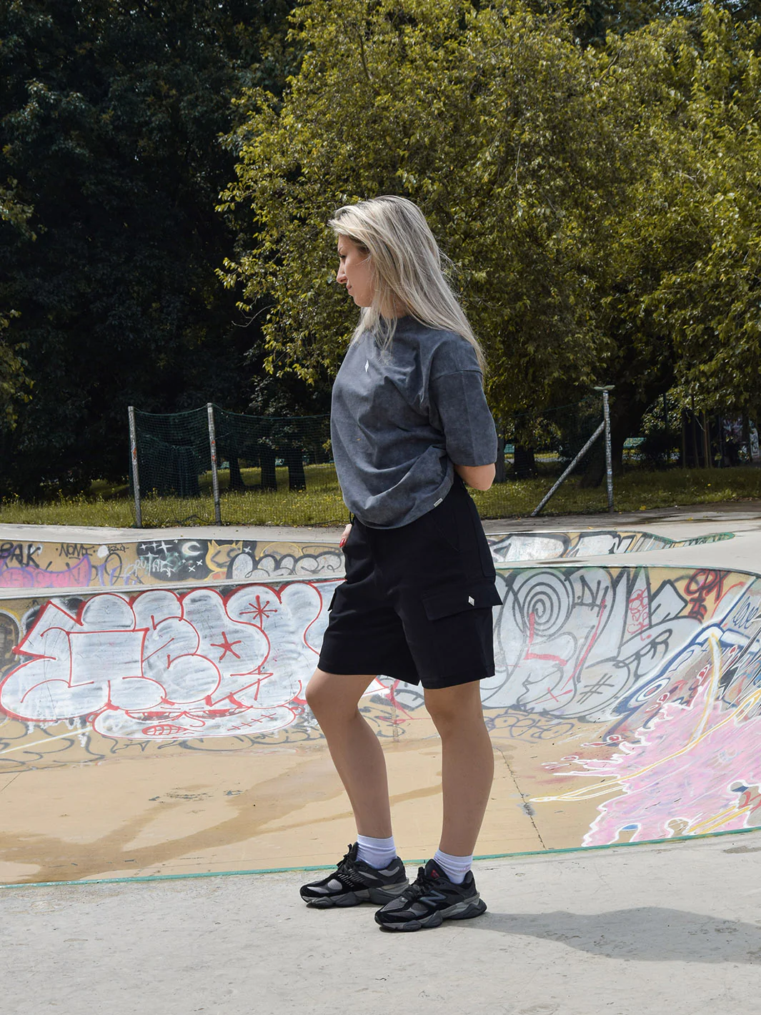 Pantalón Tempest Horizon Stone Washed T-Shirt Grey - Image 10