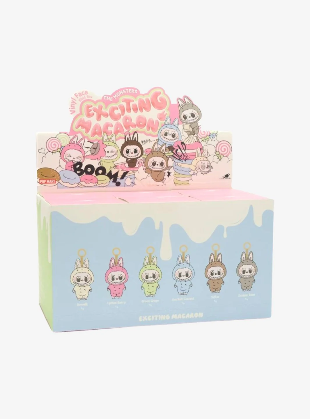 Pop Mart Labubu The Monsters Exciting Macaron Vinyl Face Sealed Case (6 Blind Boxes) - Image 2