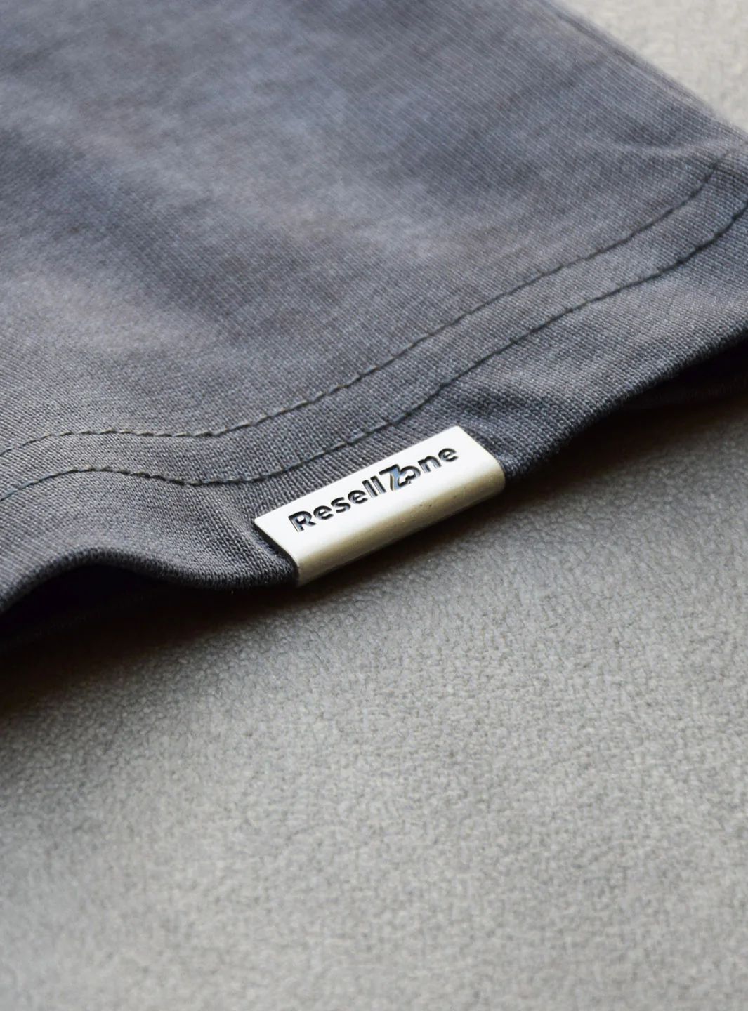 ResellZone Racing Division T-Shirt Washed Grey - Image 5
