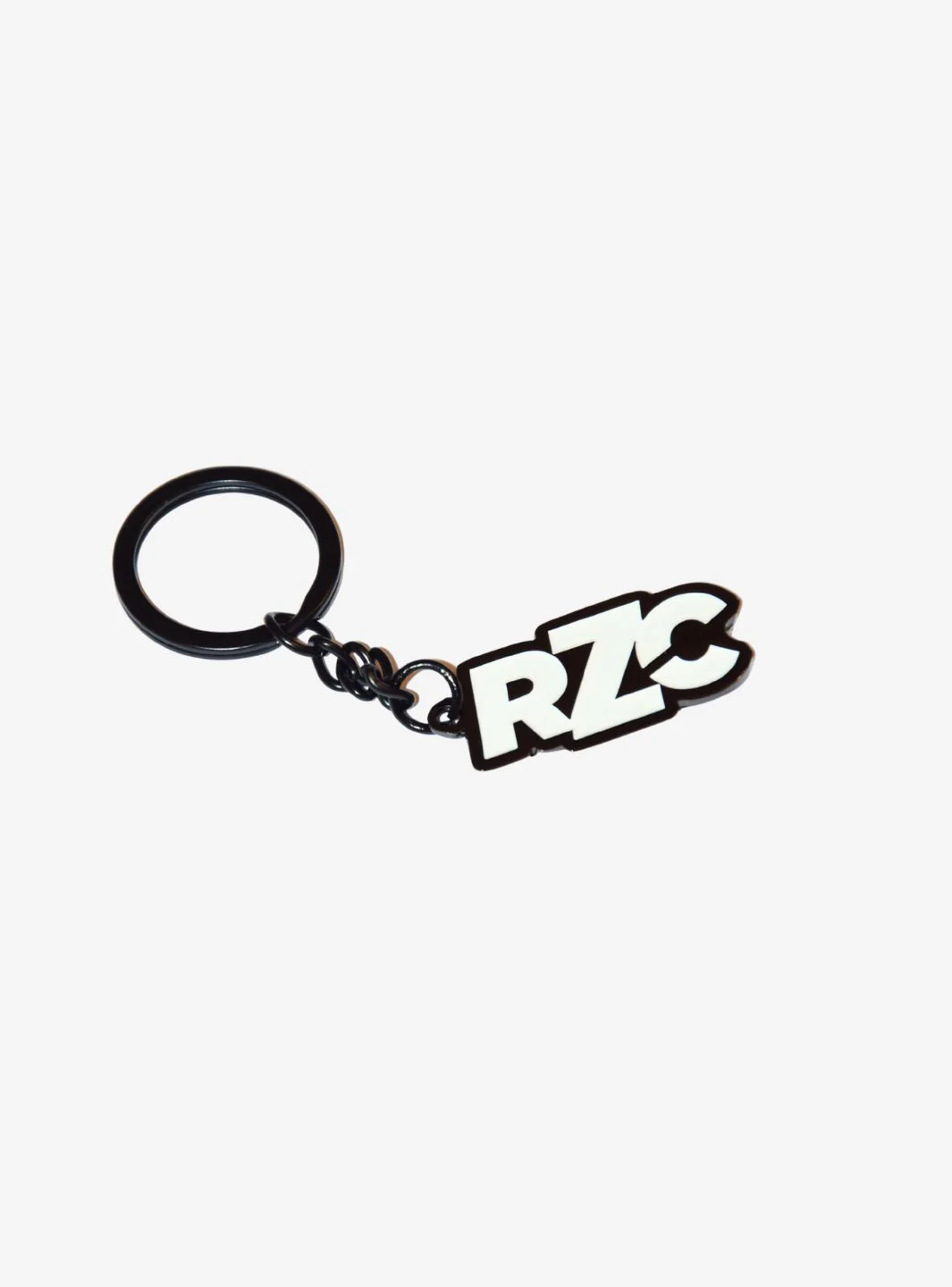 ResellZone Logo Steel Keychain Black & White - Image 3