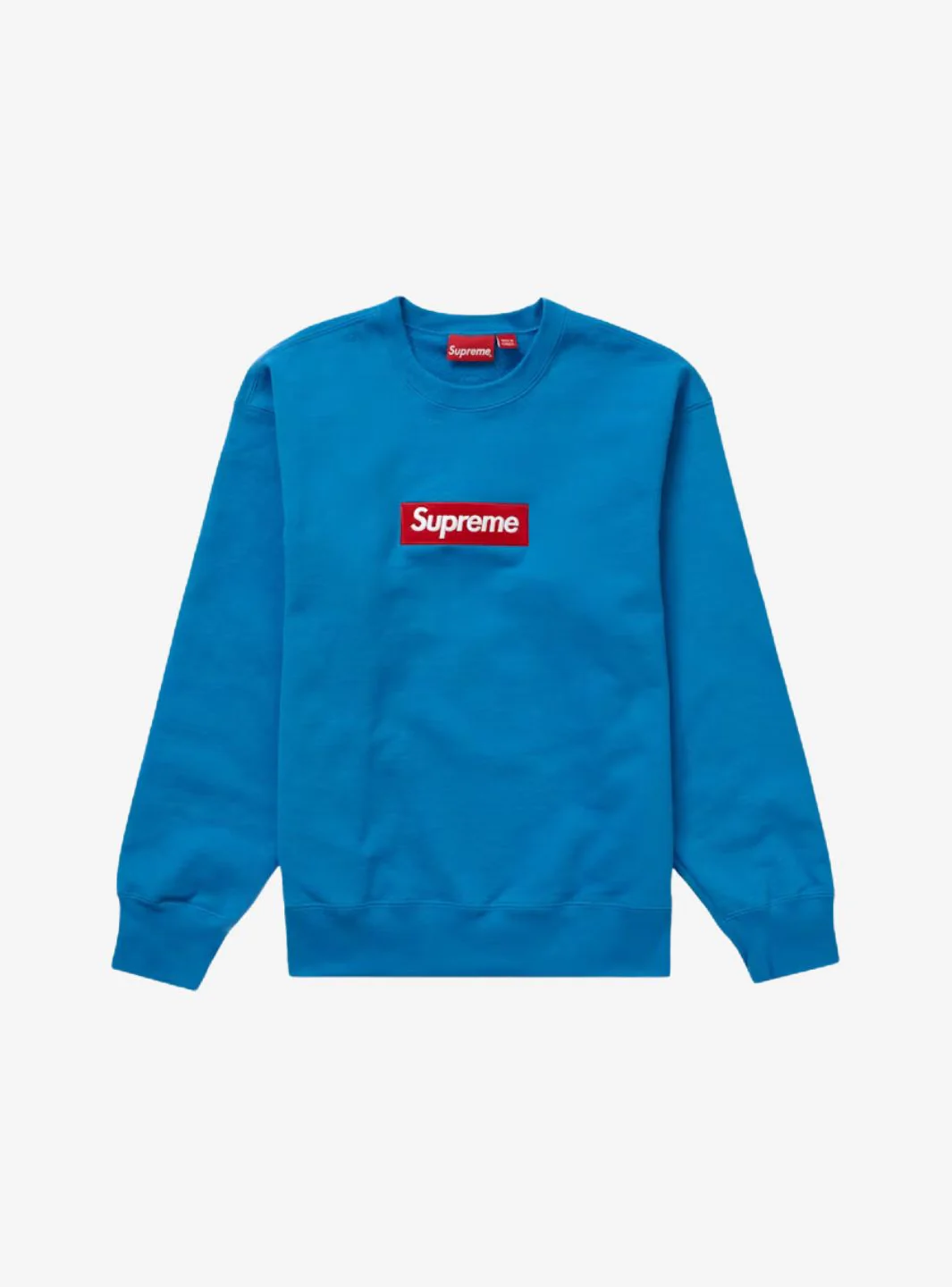 Supreme Box Logo Crewneck Blue (FW22)