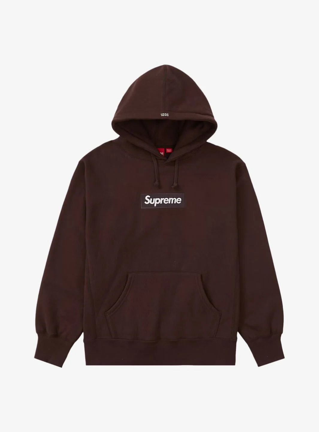 Supreme Box Logo Hooded Sweatshirt Dark Brown (FW21)