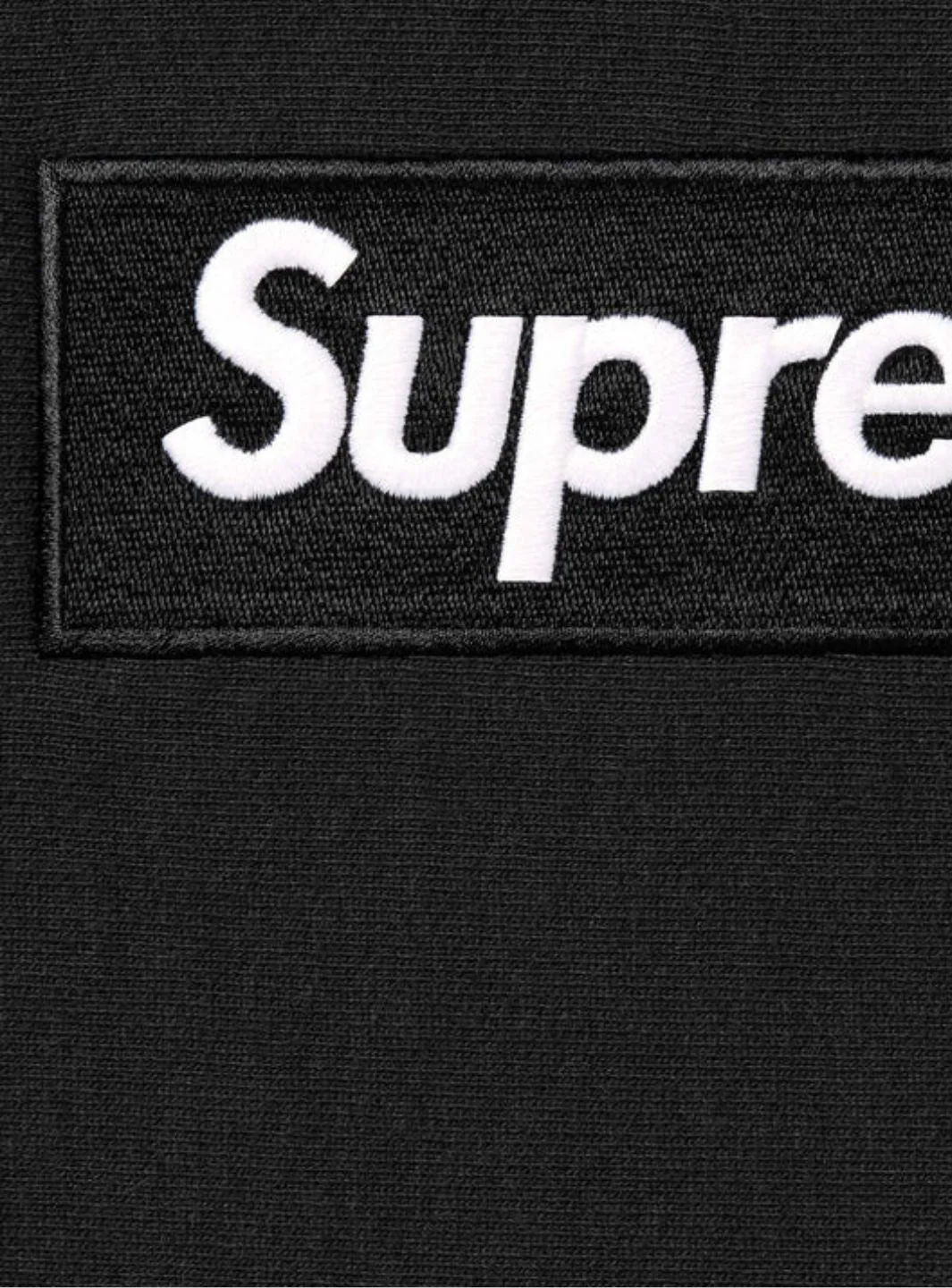 Supreme Box Logo Hooded Sweatshirt Black (FW24) - Image 2