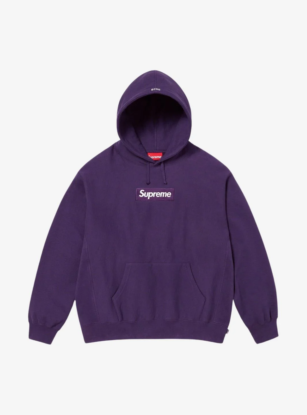 Supreme Box Logo Hooded Sweatshirt Dark Purple (FW23)