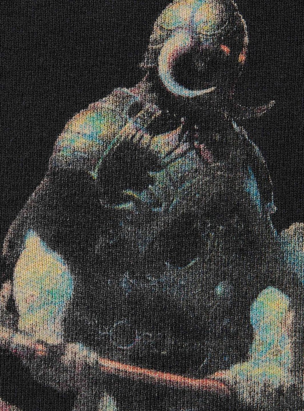 Supreme Frazetta Zip Up Hooded Sweatshirt Black - Image 3