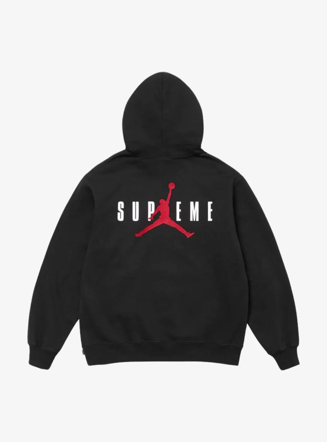 Supreme Jordan Hooded Sweatshirt Black (FW24) - Image 2