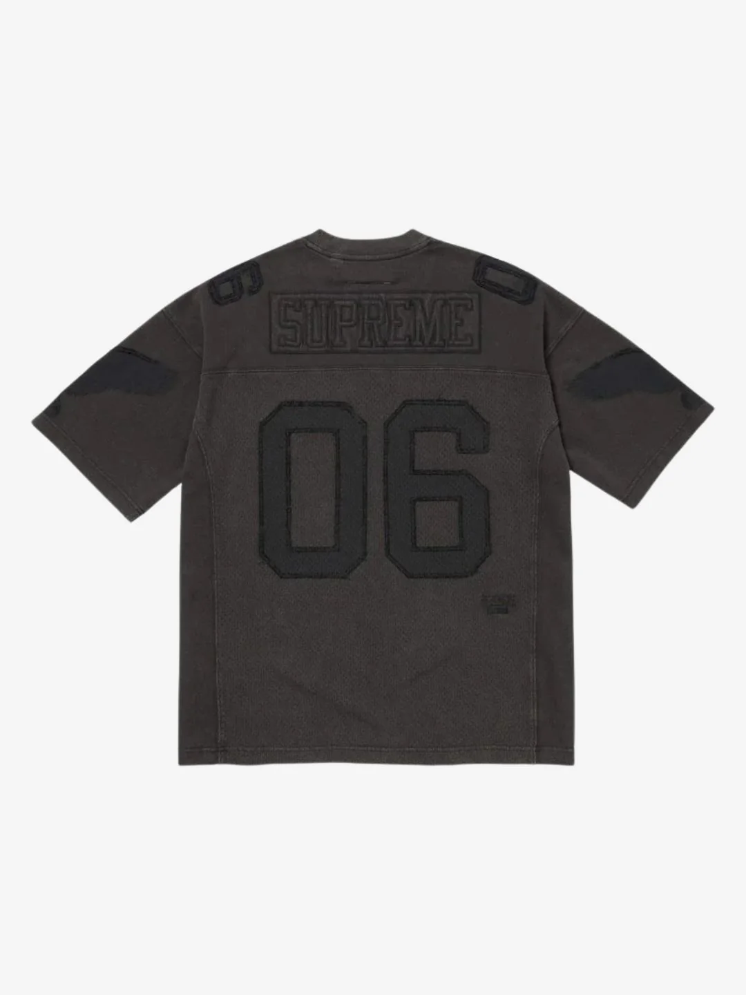 Supreme MM6 Maison Margiela Cotton Football Jersey Black - Image 2