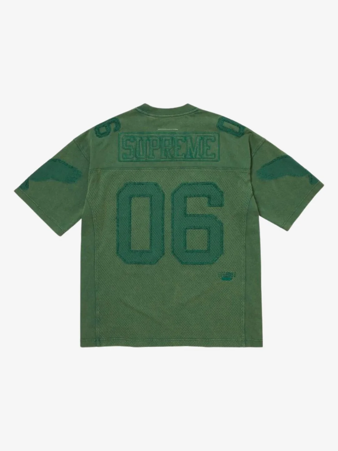 Supreme MM6 Maison Margiela Cotton Football Jersey Green - Image 2