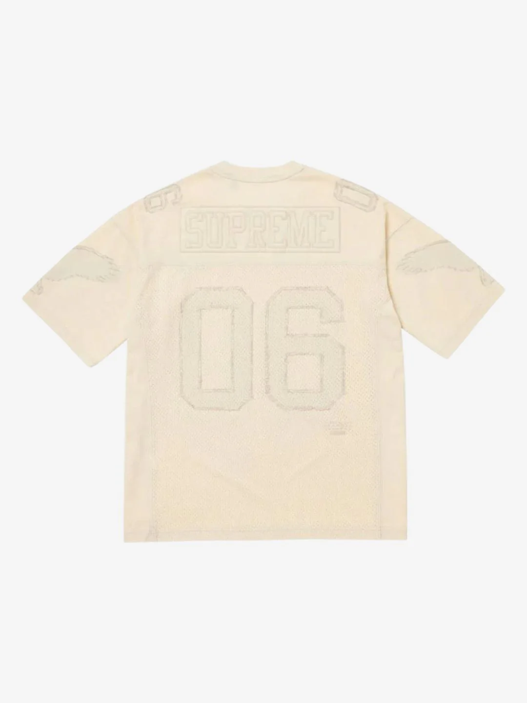 Supreme MM6 Maison Margiela Cotton Football Jersey White - Image 2