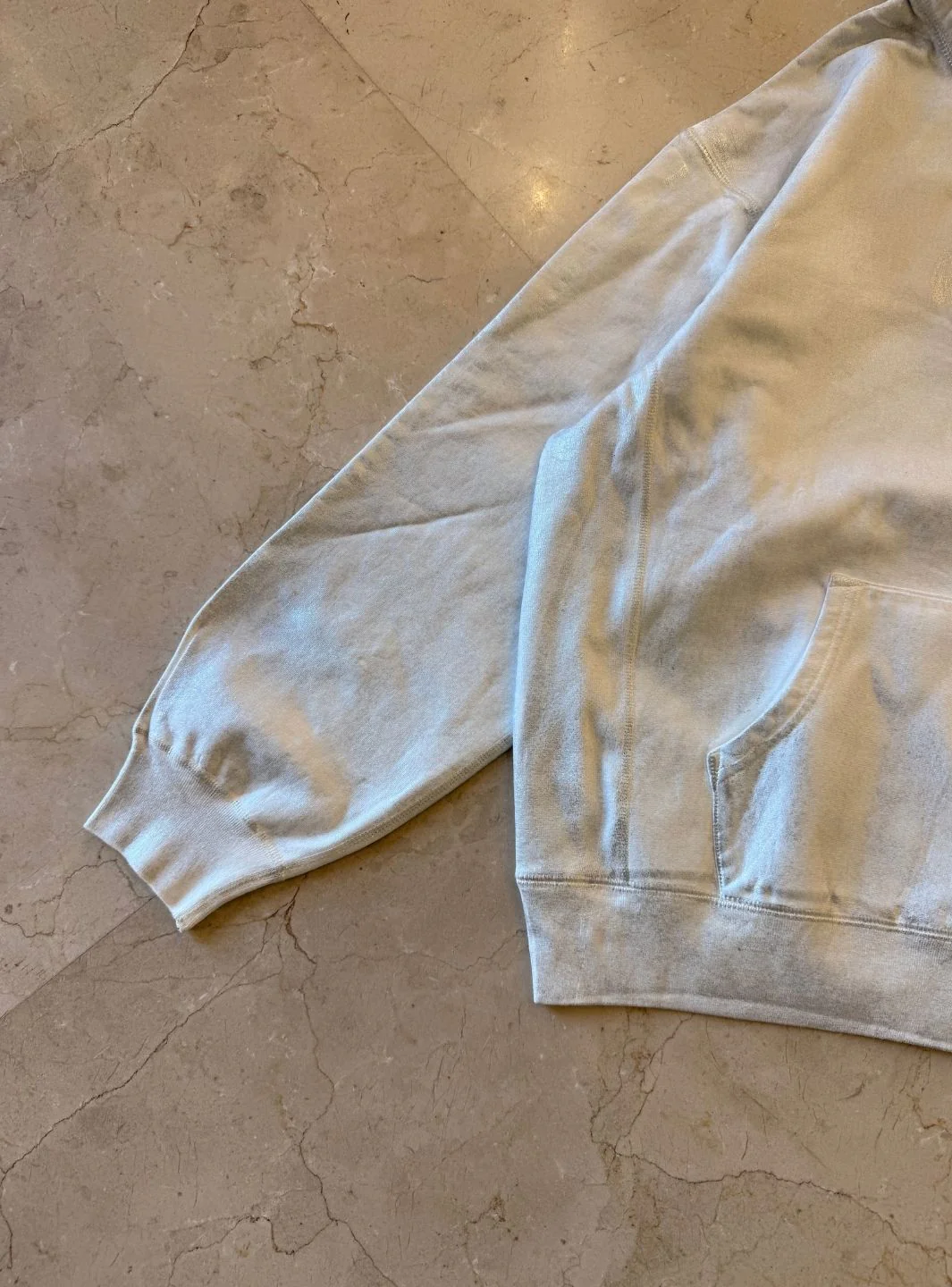 Supreme MM6 Maison Margiela Foil Box Logo Hooded Sweatshirt White - Image 9