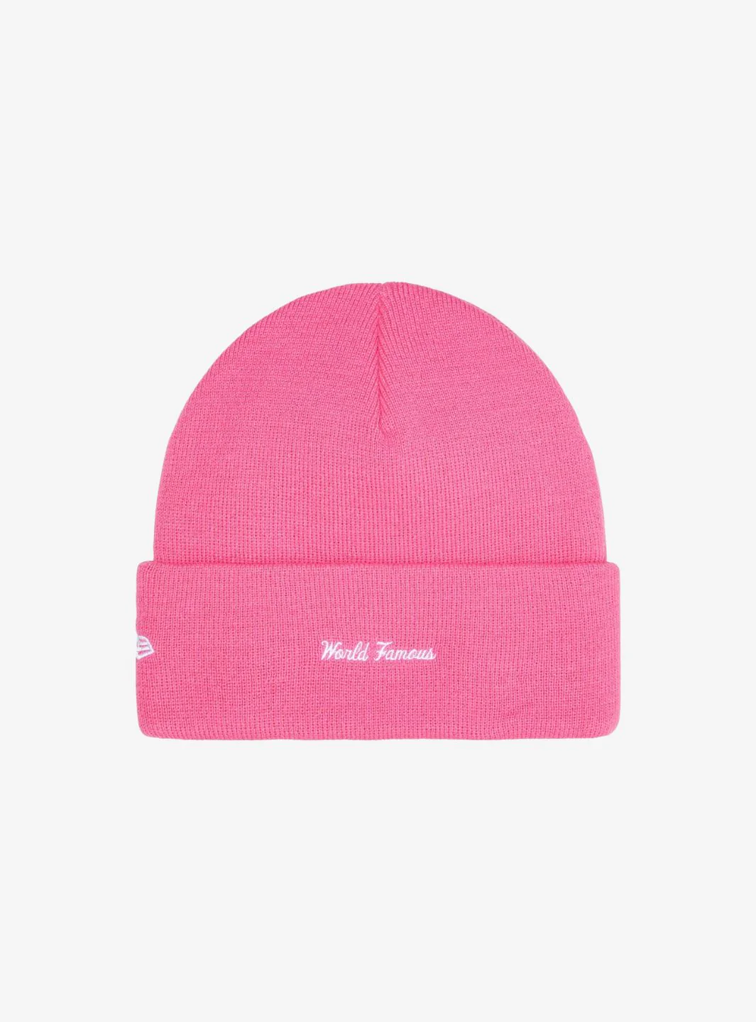 Supreme New Era Box Logo Beanie Magenta (FW25) - Image 2