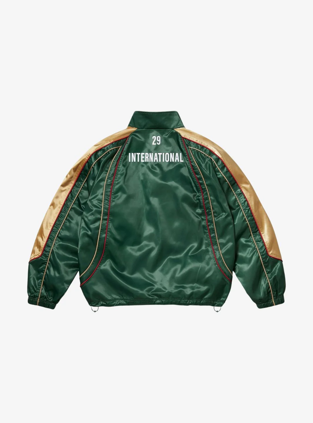 Supreme Satin Piping Pullover Green - Image 2