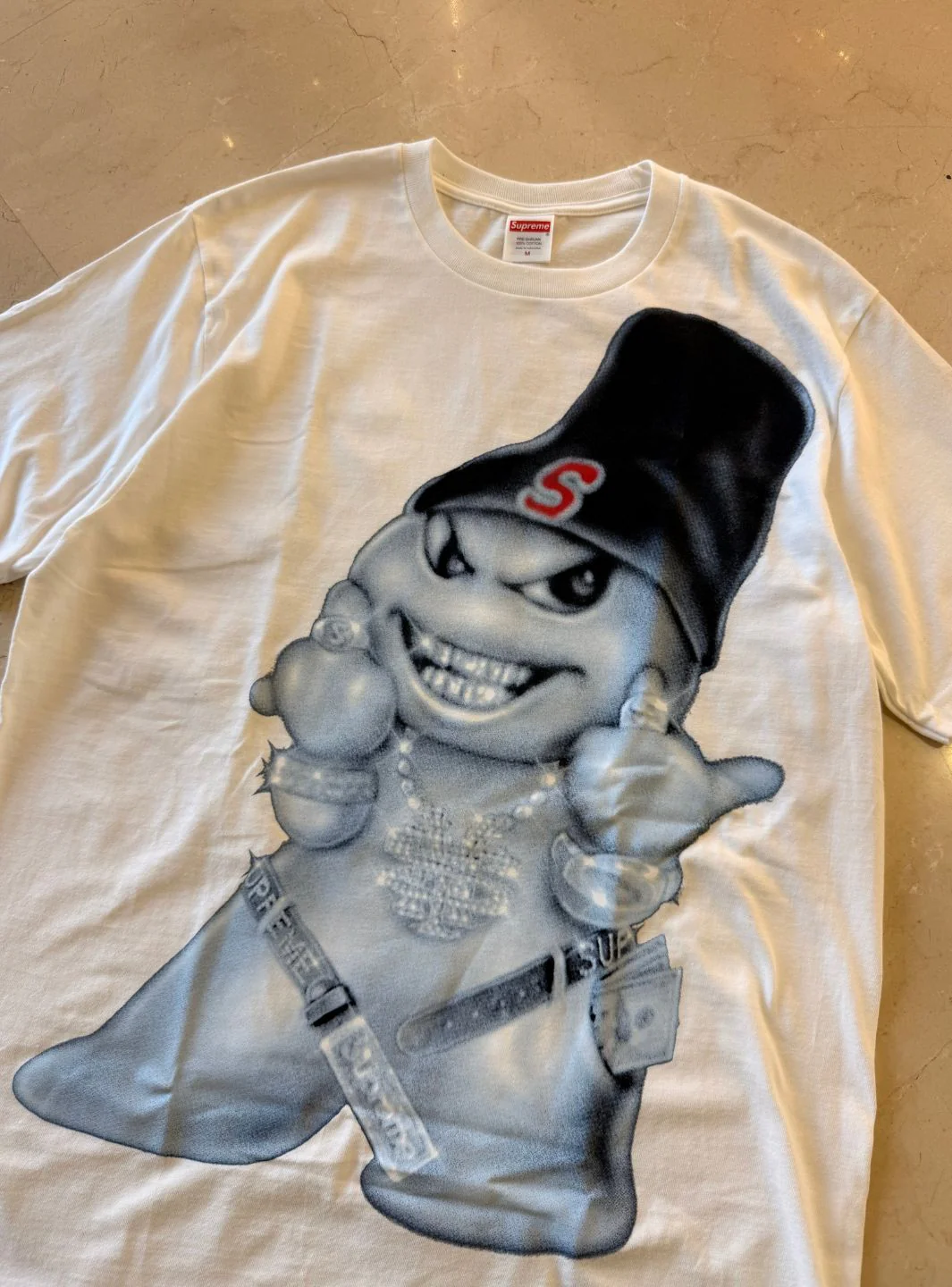 Supreme Snowman T-Shirt White - Image 5