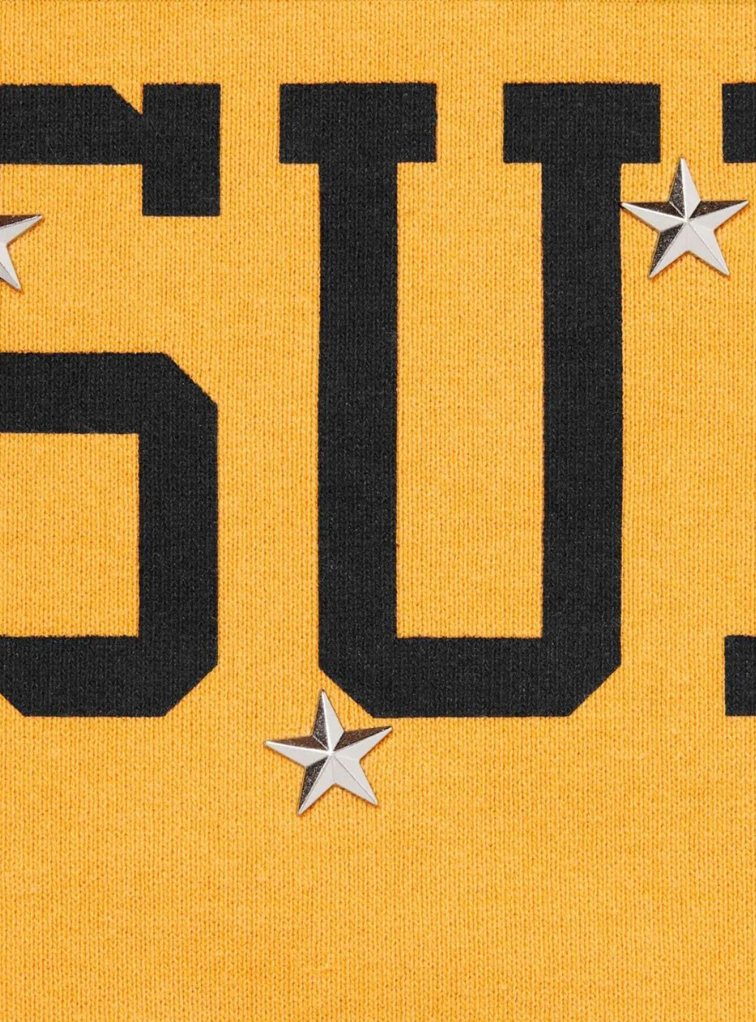 Supreme Stars Studded Hooded Sweatshirt Dusty Gold - Image 2