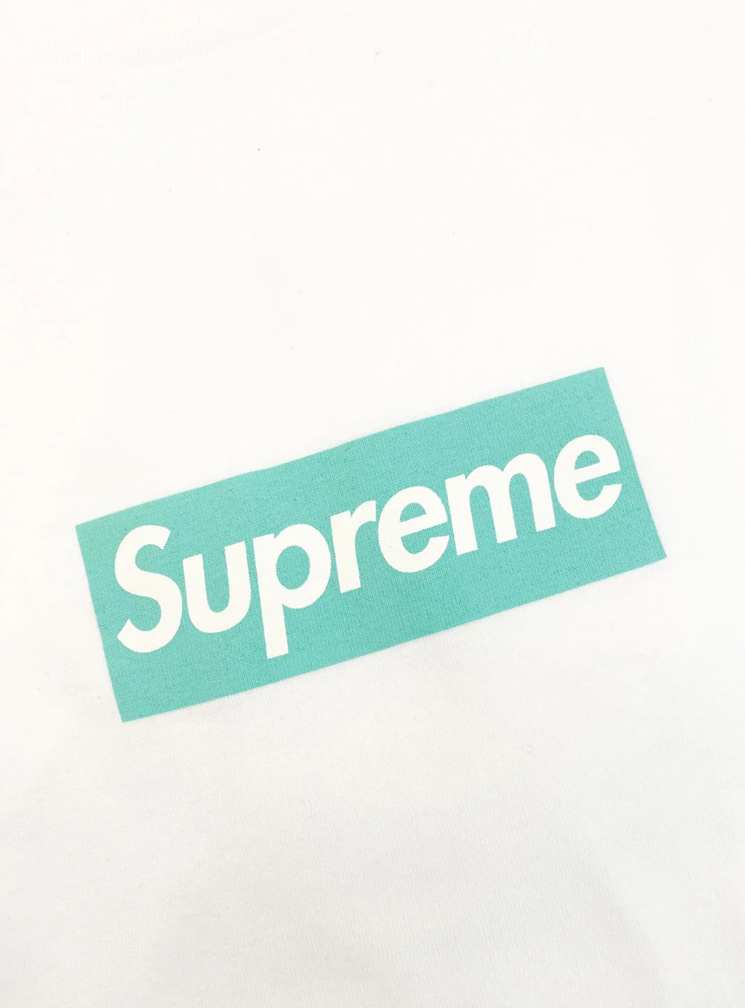 Supreme Tiffany & Co. Box Logo T-Shirt White - Image 3