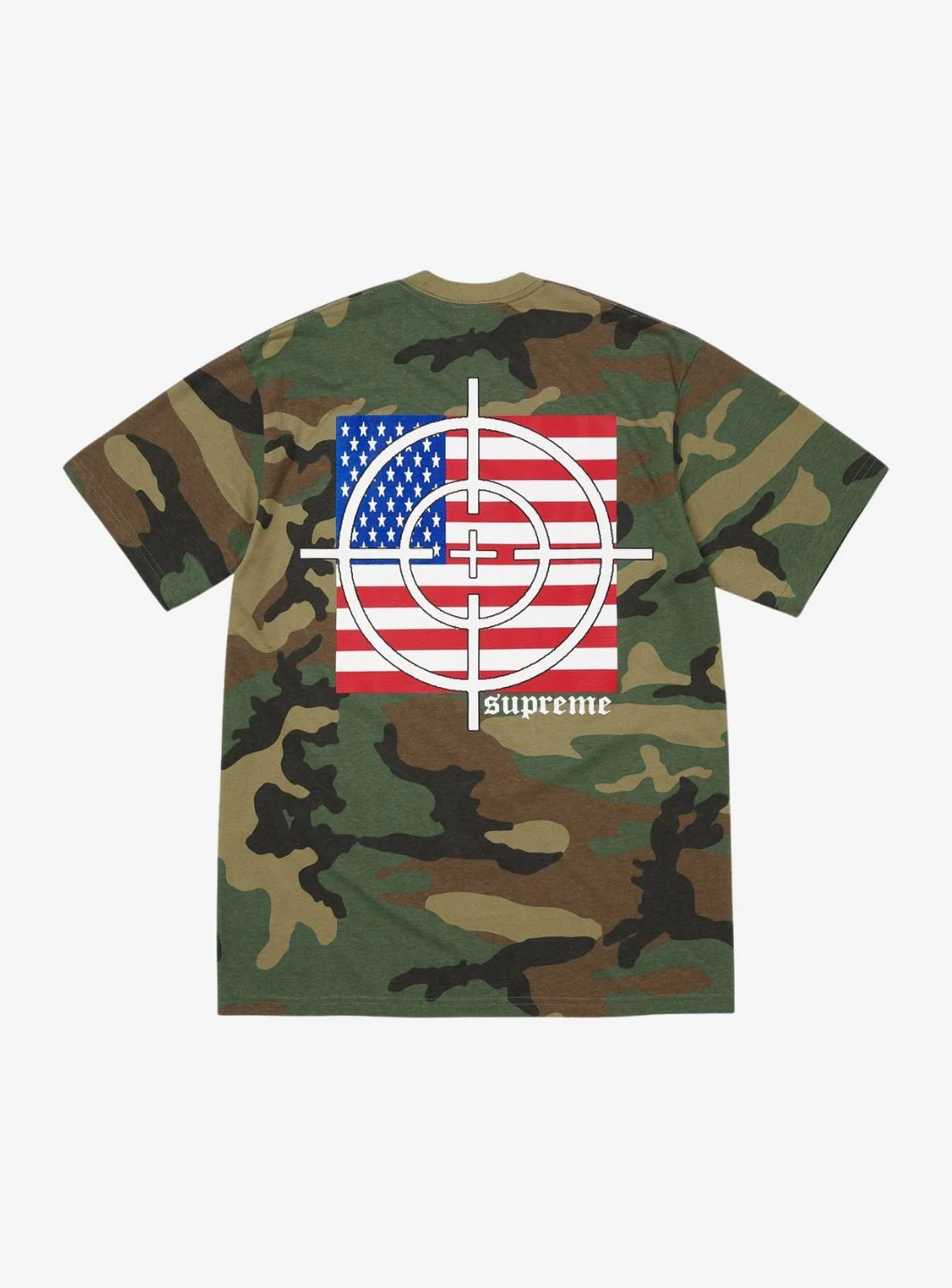 Supreme Target T-Shirt Woodland Camo - Image 2