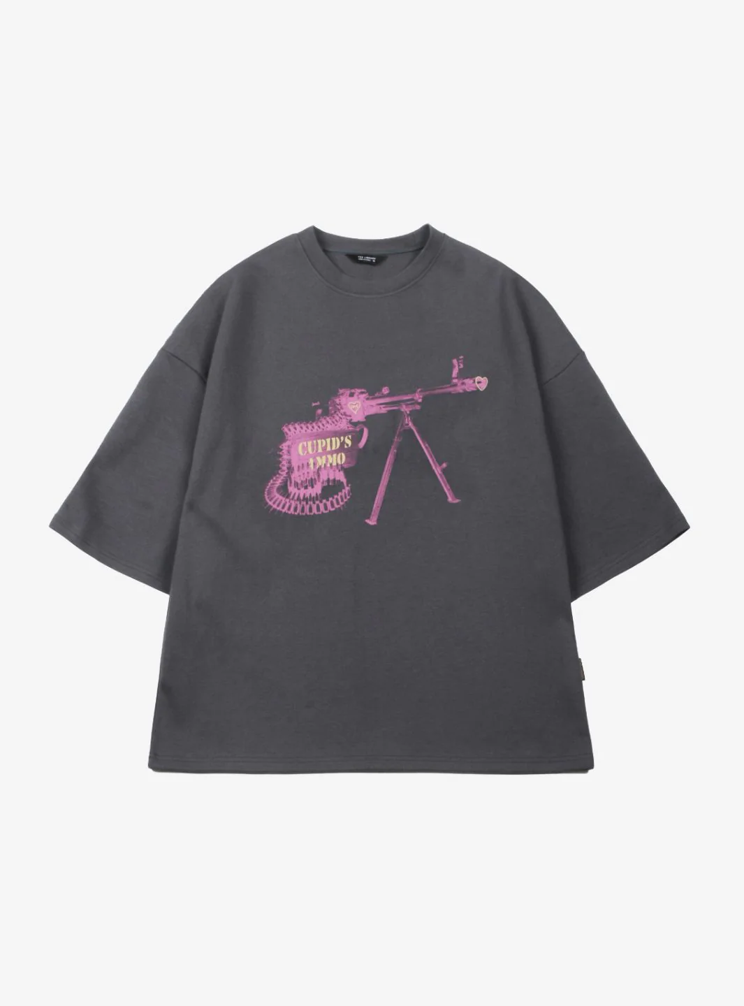 Tee Library Cupid Oversize T-Shirt Grey Charcoal