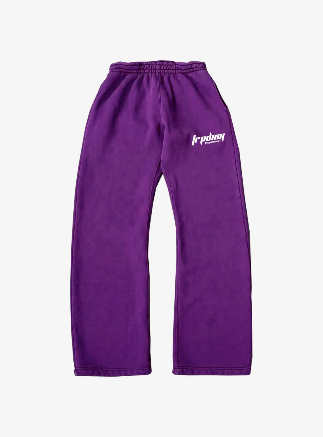 Trap Denim Baggy Sweatpants Purple