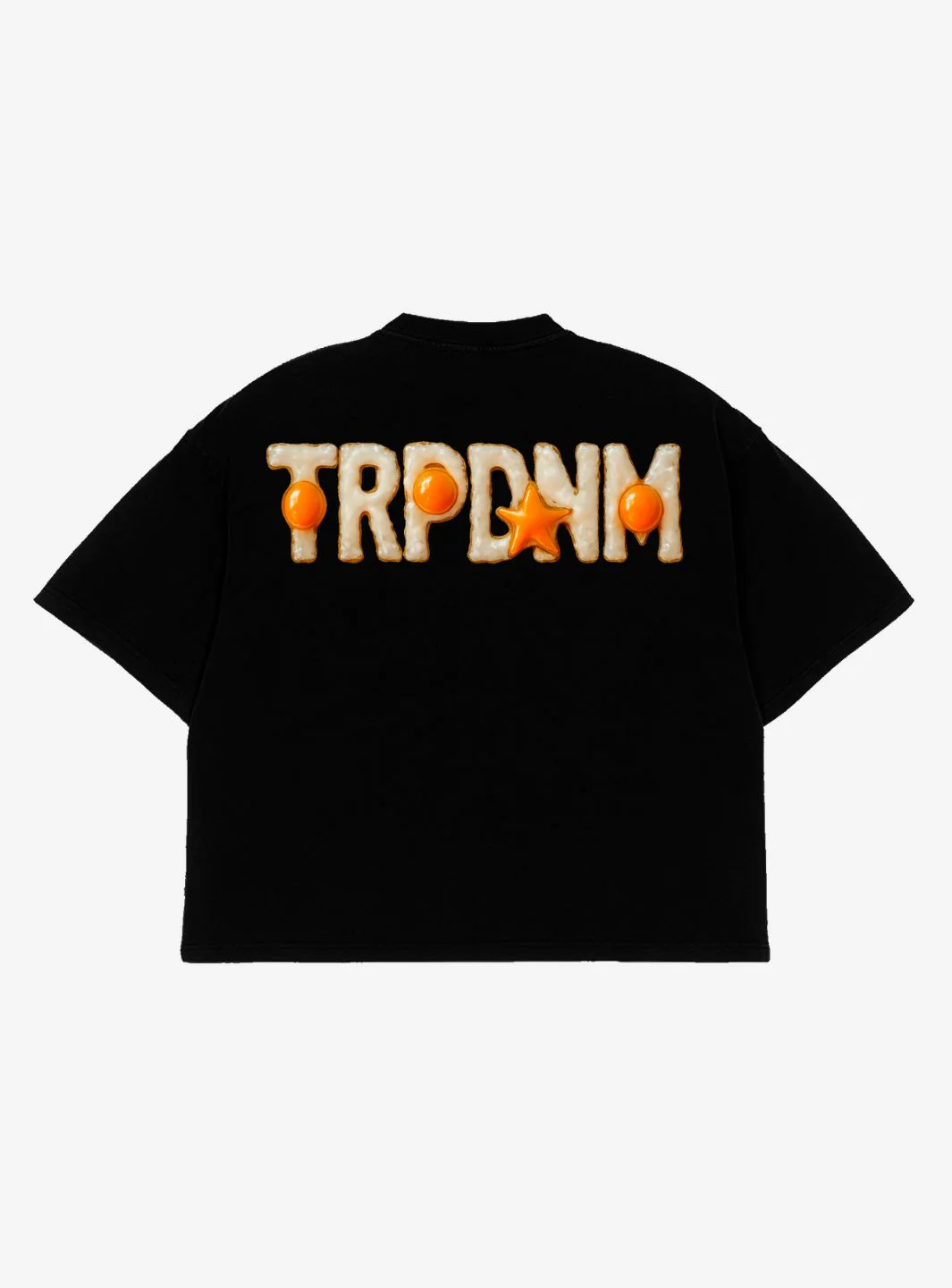 Trap Denim Eggs Black Boxy T-Shirt - Image 2