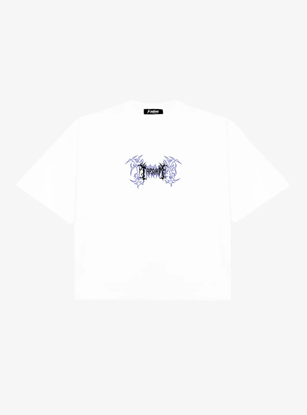 Trap Denim Gotic T-Shirt White