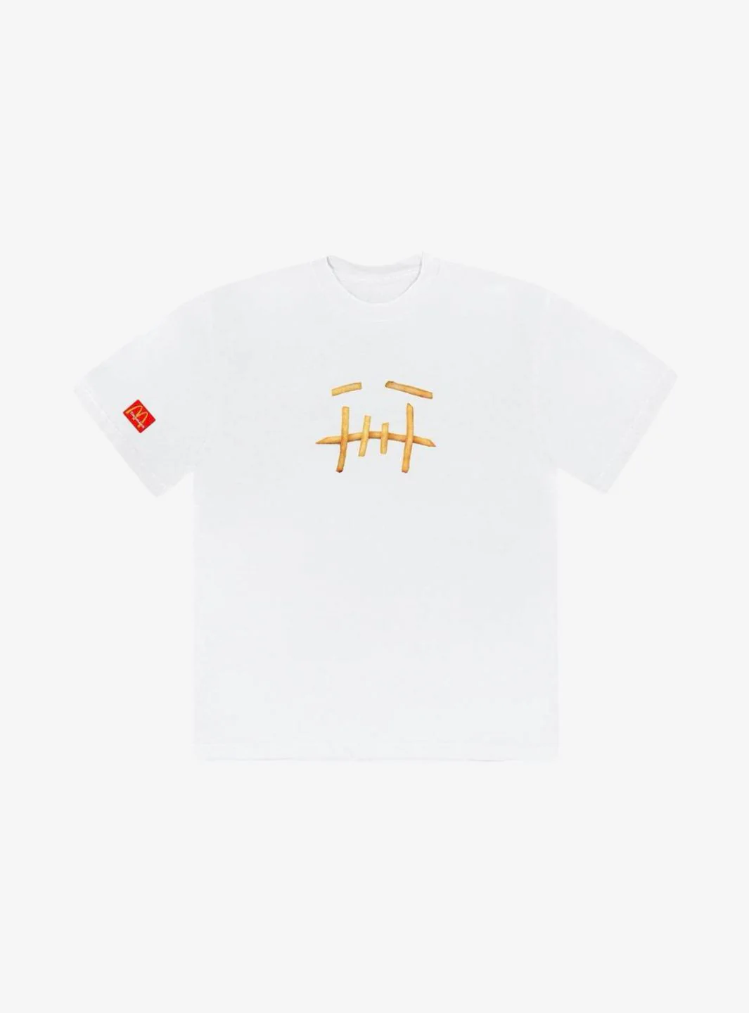 Travis Scott x McDonald's Fry T-Shirt White